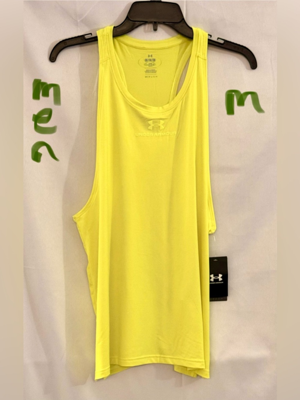 Under Armour Neon Yellow Men’s Athletic Tank Top